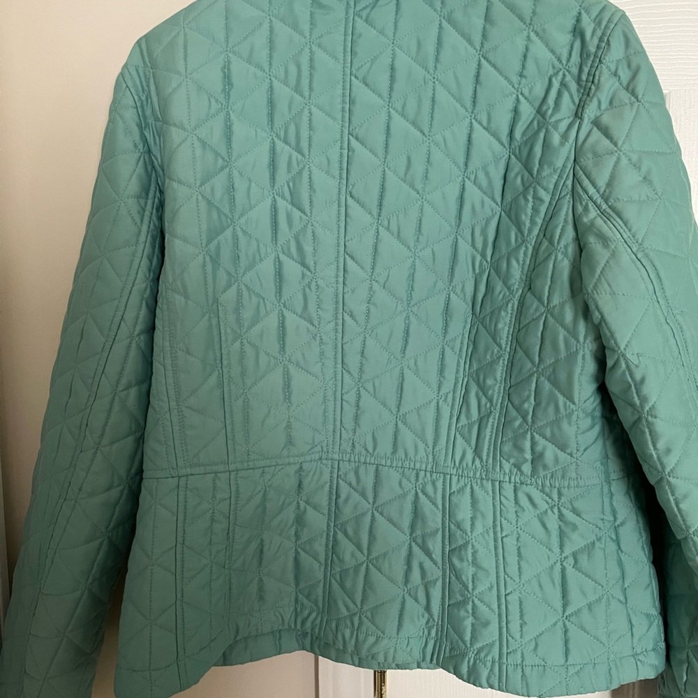 LOFT Aqua Quilted Jacket for Cozy Comfort - Picture 4 of 5